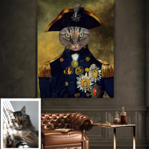 Royal Admiral Renaissance Custom Pet Art - Image 5